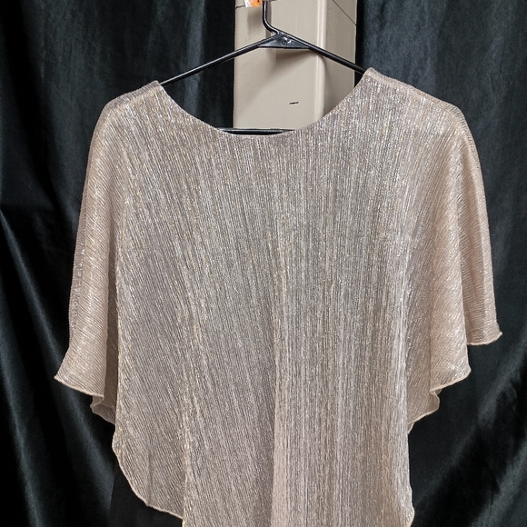 Enfocus Studio Black and Gold Asymmetrical Cocktail Dress - Picture 13 of 15